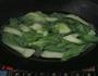 小油菜炒肉的做法图解3