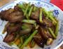 香芹炒腊肉的做法图解3