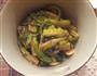 脆脆的干煸苦瓜辣椒丝的做法图解3