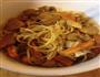 肉丝蘑菇面条的做法图解1