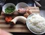 杏鲍菇培根蛋炒饭的做法图解1
