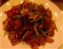 香菜小炒肉的做法图解3