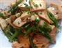 青椒炒花生豆腐的做法图解3