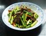 牛肉炒祘苔的做法图解2