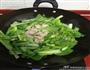 肉炒小白菜的做法图解4