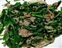 羊肉炒韭菜的做法图解2