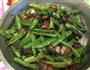 腊肉炒四季豆的做法图解3