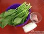 肉丝菠菜粉的做法图解1