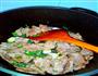 白菜炒肉的做法图解3