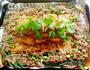 香煎卤水豆腐酱肉豇豆的做法图解2