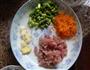蒜苔肉末炒饭的做法图解3