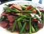 蒜苗炒腊肉的做法图解5