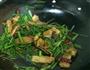 香干韭菜苔炒肉末的做法图解11
