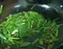香干韭菜苔炒肉末的做法图解9