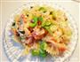 三文鱼鲜虾芝士意面的做法图解1