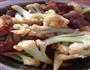 肉片炒有机花菜的做法图解4