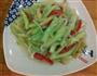 夏季菜一一丝瓜炒榨菜的做法图解4
