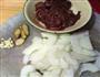 老黄瓜炒肉的做法图解2