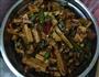 青椒豆干炒肉的做法图解3
