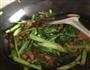 肉末小白菜的做法图解2