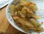 鸡腿菇红肠炒榨菜的做法图解2