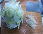 减肥餐-手撕蚝油蒜末白菜的做法图解1