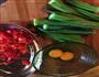 秋葵炒鸡蛋的做法图解3