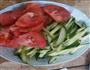 西红柿炒黄瓜的做法图解2
