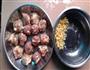 黄金虾仁蒸肉丸的做法图解1