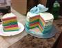 渐变彩虹蛋糕 的做法图解15