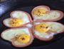 火腿爱心煎蛋的做法图解2