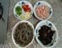 肉沫木耳炒粉条的做法图解1