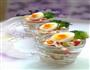 鱼子酱溏心鹌鹑蛋配蔬果沙拉的做法图解12