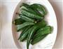 肉炒秋葵的做法图解2