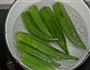 养生大菜黄秋葵的简易做法的做法图解3