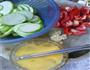 番茄丝瓜炒蛋的做法图解2