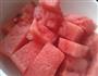 西瓜冰块饮品的做法图解1