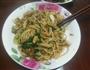 青菜肉丝炒面的做法图解1