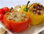 彩椒盅烤饭的做法图解14