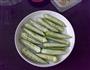 蒜茸粉丝蒸秋葵的做法图解3