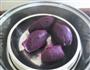 紫薯芝麻饼的做法图解1
