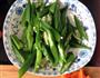 秋葵炒肉片的做法图解2