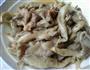 乐乐自家菜-肉片炒平菇的做法图解2