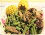 豆角烧鸡块的做法图解7