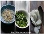 绿豆芽炒年糕的做法图解2