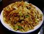 白菜肉丝炒饼的做法图解1
