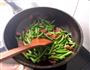 刀豆炒腊肠的做法图解4