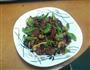 青椒香菇炒腊肠的做法图解7