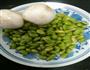 毛豆蘑菇炒肉丁的做法图解1