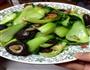 珍珠香菇、干虾仁香炒小油菜的做法图解2
